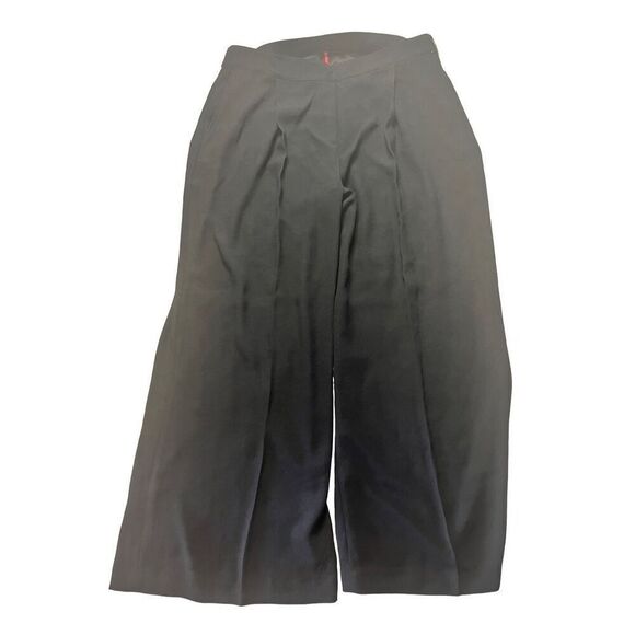 Spanx Women's Classic Black Wide Leg Crepe Pleated Trouser Pants Size 2X/2T NWT - Picture 1 of 6